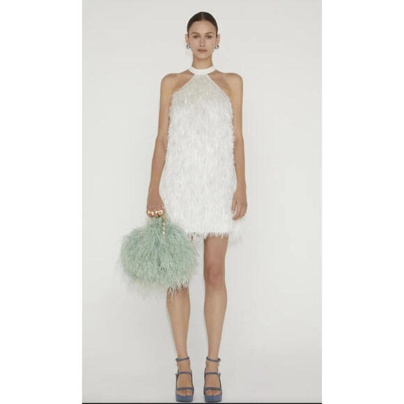 GIVENCHY Eyelash Fringe Dress $5800 NWT Size US 6 FR 38 75% OFF 1187